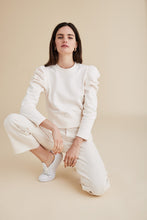 Load image into Gallery viewer, The Just Enough Puff Sweatshirt in Cream
